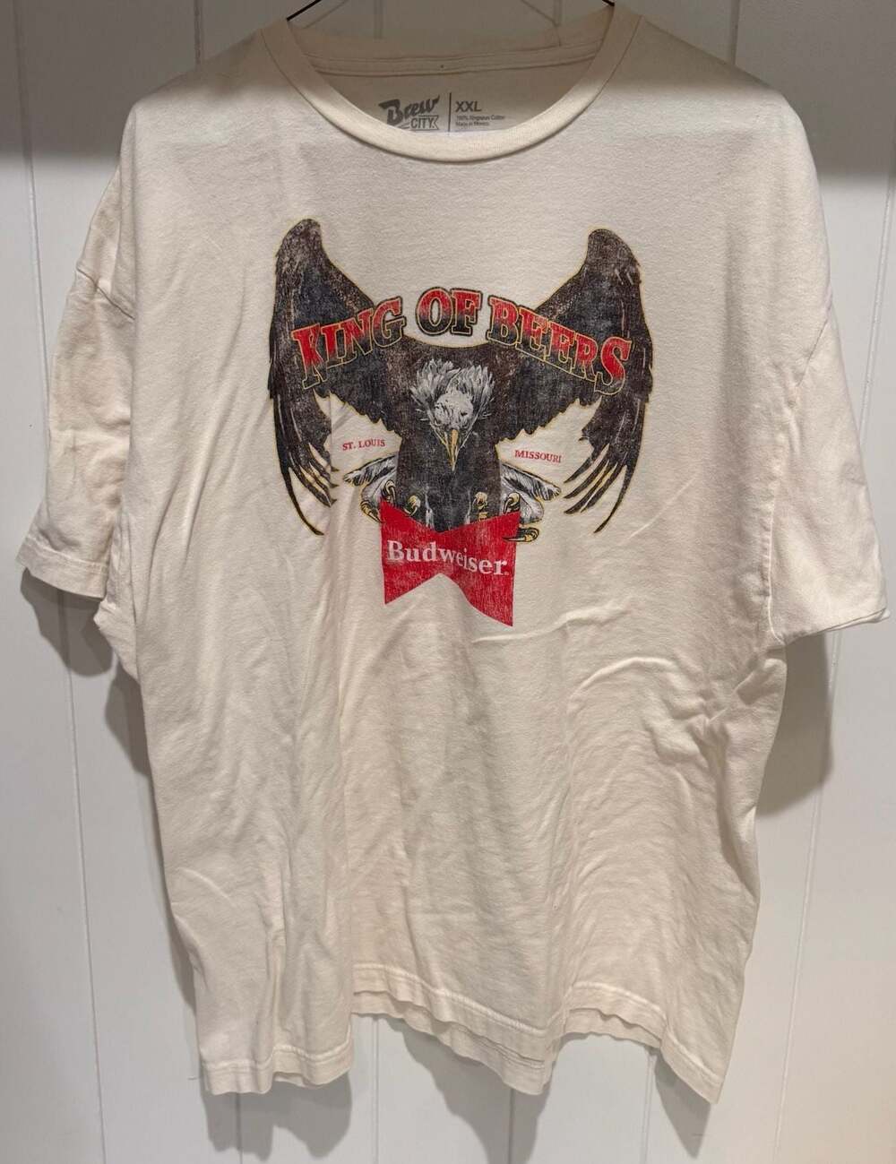 Brew City Budweiser King Of Beers T-Shirt XXL